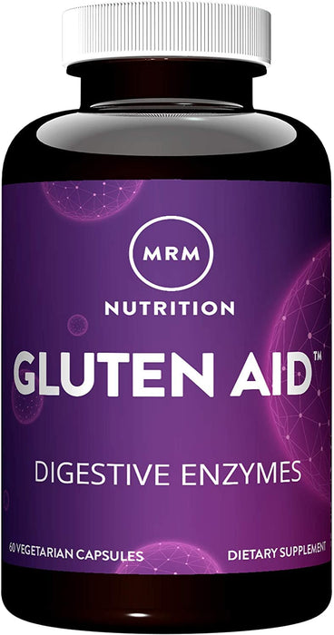 MRM Nutrition Gluten-Aid™ | Digestive enzymes | Gluten + Dairy Digestion | BIOCORE DPP-IV® | Gluten-Free | 60 Servings