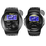 Awaiymi 2 Pack Talking Watch English Talking Watches for The Blind Clear Female Voice Talking Watch for Visually Impaired,Easy to use for Seniors,Blind,Visually Impaired,Best Gift for Seniors