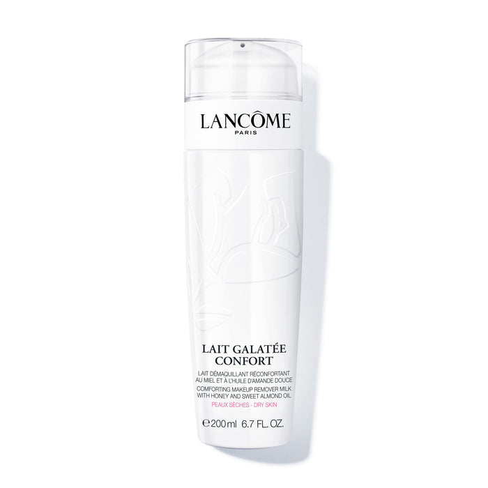 Lancôme Lait Galatėe Confort Makeup Remover & Face Cleanser - Melts Away Makeup & Conditions Skin - With Honey & Sweet Almond Oil - 6.7 Fl Oz