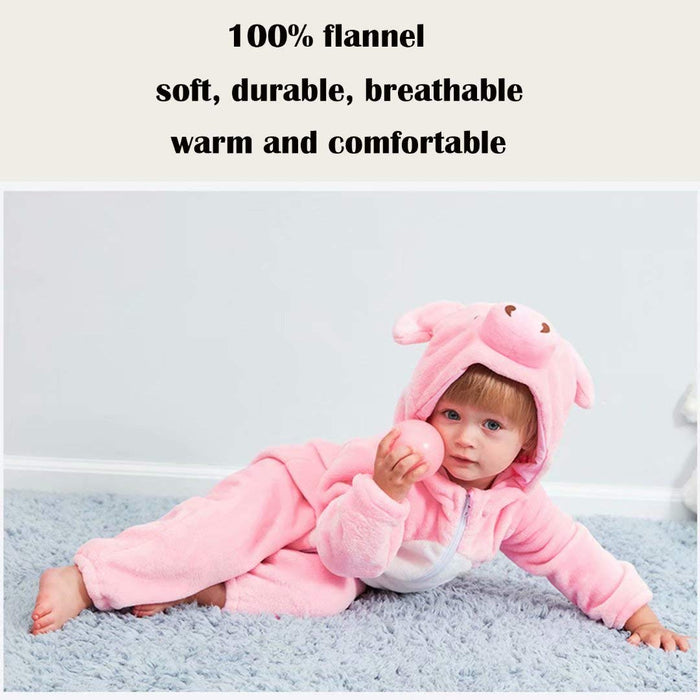 Baby Pig Costumes Unisex Toddler Outfit Halloween Dress Up Romper 6-12 Months