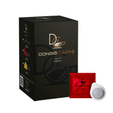 Dongiò Caffè Espresso Roma, ESE 44mm Pods, Blended and Roasted in Italy – 50 Single-Serve Coffee Pods, Med-Dark Roast (Intensity 7/10)