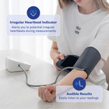 Alcedo Blood Pressure Monitor for Home Use, Accurate Upper Arm BP Machine with Large Cuff, Alarm Reminder, 2 x 120 Memory, Talking Function, FSA/HSA Eligible