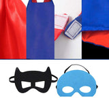 COTATERO Kids Superhero Capes Set Costume with Wristbands Toys for Birthday Party Christmas (5PCS Kids Superhero Capes)