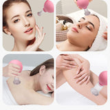 Face Cupping Set Anti Aging Facial Cupping Gua Sha Facial Tools Cupping Wrinkles Massage Vacuum Suction Cupping Therapy Set for Face Leg Arm Back Shoulder Muscle and Joint Pain