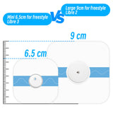 Waterproof Sticker for Freestyle Libre 3 Sensor Covers-50 PCS Waterproof for Freestyle Libre 3 CGM Patches Adhesive (for Freestyle Libre 3 (6.5cm), 50 Pcs)
