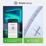 Nanoleaf Essentials Matter Bluetooth & Thread Smart LED Lightstrip 80" Smarter Kit (2m) - RGB & Whites, Controller, App & Voice Control (Works with Apple Home, Google Home, Samsung SmartThings)