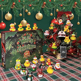 Advent Calendar 2024 - Rubber Duckies 24 Days Surprises Gift for Toddlers Boys Girls - Christmas Holiday Countdown Gift for 3-8 Year Old Children Kids Teens