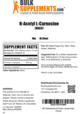 BulkSupplements.com N-Acetyl L-Carnosine Powder - Carnosine Supplement, N-Acetyl Carnosine 500mg - Gluten Free, 500mg per Serving, 10g (0.35 oz) (Pack of 1)