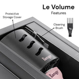 L'ANGE HAIR Le Volume 2-in-1 Titanium Blow Dryer Brush | Hot Air Brush in One with Oval Barrel | Hair Styler for Smooth, Frizz-Free Results for All Hair Types (Blush - 60 mm)