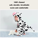 QIAONIUNIU Halloween Baby Cow Costumes Toddler Outfit Infants Cosplay Romper 24-30 Months