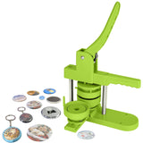 Button Maker Machine Multiple Sizes 330 Sets, Pin Maker 1''+1.25''+2.25'' Button Making Supplies, DIY Pinback Button/ Keychain Badge/ Bottle Opener Button/ Fridge Magnet Button for Christmas Party