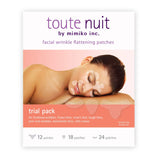 Toute Nuit Wrinkle Patches, Face Tape, Trial Pack - 3 Shapes Forehead, Around Eyes and Lips - 54 Patches