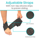 Vive Ankle Wrap (2 Pack) - Strap Heel Brace Stabilizer For Sprained Foot - Breathable, Soft, Firm Compression Sport Sleeve For Swelling - Adjustable Nonslip Elastic Support For Tendonitis (Women, Men)