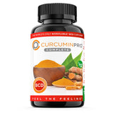 curcuminpro Complete BCD | World's Only BioSoluble Vegan Beta Cyclodextrin & Organic Turmeric Curcumin | Natural Joint & Muscle Support | Vegan | 60 Count