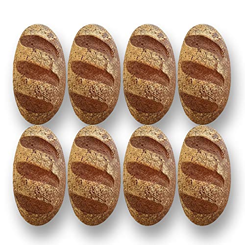 Yez! Artisan Keto Bread - Clean Keto, Paleo, Vegan - Low carb, FREE of Gluten/Wheat/Grain/Soy, Diabetic Friendly, No Preservatives, Natural, Clean Ketogenic Food (small loaf - 10 oz each - pack of 8)