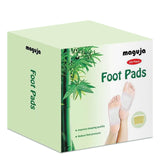 100Pads Foot Pads | Natural Bamboo Vinegar Ginger Powder Foot Pads | Deep Cleansing Foot Paches for Stress Relief, Better Sleep Suitable for Travel or Home Use