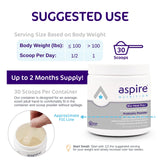 Aspire Nutrition Bio-Heal Pro Plus Probiotic Powder Supplement for Women, Men, and Kids