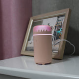 Unee Car Diffuser,USB Plug-in 100ml Small Essential Oil Humidifier Aromatherapy Diffusers for Office Room(Pink)