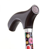 Switch Sticks Walking Stick, Walking Cane, Cane Chair, Quad Cane and Folding Cane with Seat is 34 Inches Tall, FSA and HSA Eligible, Supports Up to 220 Pounds, Bubbles