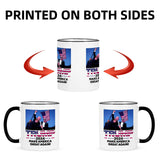 YHRJWN Trump Survived Shot, Trump 2024, Fist Pump at Pennsylvania Rally Failed Assassination Attempt, Bloody Ear Bullett-Proof, Trump Merchandise, Make American Great Again Mug, 11 Oz