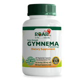 ROAR TO LIFE .......... NATURALLY Gymnema Sylvestre 1200 mg (Highest Potency) Ayurvedic Plant Extract Veg Capsules Supplement Tablets with 75% Gymnemic Acid Non-GMO 60 Count per Serving.