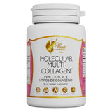Coco March Molecular Multi-Collagen - Low Molecular Weight Collagen Types I, II, III, V, X Joints, Skin, Nails, Hair, Gluten Free, Soy Free, Dairy Free, Keto Friendly, Paleo Friendly, 90 Capsules