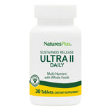 NaturesPlus Ultra II Multivitamin, Sustained Release - 30 Vegetarian Tablets - Daily Whole Food Vitamin & Mineral Supplement for Overall Health - Natural Energy Booster - 30 Servings