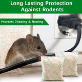 Gouutrde Rodent Repellent, Mice Repellent Pouches, Indoor Mouse Repellents, Extra-Strength Peppermint to Repel Mice and Rats, Mice Deterrent, Rat Repellant, Keep Mice Out Nesting in Cabinet-12 Pouches