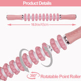 Bendable Muscle Roller Stick for Fascial Massage, Cellulite, and Sore Muscles - Multi-Functional Massage Roller Stick for Legs and Back Muscle Recovery - 2023 Upgrade