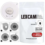 Lexcam Adhesive Patches Pre-Cut for Dexcom G7, Stelo – Pack of 30 – Waterproof, Transparent Overpatches for Continuous Glucose Monitoring, Sensor is NOT Included.