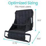 Vive Transfer Sling for Elderly & Disabled - Patient Transfer Lift Assist Device for Wheelchair - Transfer Board Alternative for Stairs, Chairs & Cars - Portable Stair Lift for Seniors & Adults