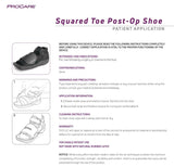 ProCare Squared Toe Post-Op Shoe