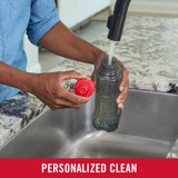 Rubbermaid Reveal Spray Mop Floor Cleaning Kit, 3 Reusable Microfiber Wet Pads, 1 Refillable Bottle, Cordless, Multi-Surface Mopping for All Home/Bathroom/Office Floors