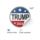 YINENA 100Pcs Trump 2024 President Election Stickers Donald Trump Stickers and Decal for Car Bumper Motorcycles Helmets Laptop Window Waterproof Decor 3x3 Inch