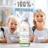 DESERT FARMS Organic Fresh Frozen Camel Milk - Fresh Flavor with Health Benefits - Pure & Natural Grade A -Allergen Free Milk from Healthy Camels in Midwest - Made In The USA [6 Pack]