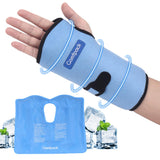 Comfpack Wrist Ice Pack Wrap for Carpal Tunnel, Hand Ice Pack for Arthritis, Reusable Hot Cold Therapy Wrist Brace Pain Relief for Rheumatoid, Tendonitis, Mommy Wrist, Swelling, Surgery, Inflammation