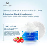 ANNIE'S WAY Arbutin and Hyaluronic Acid Brightening Jelly Facial Mask 250ml