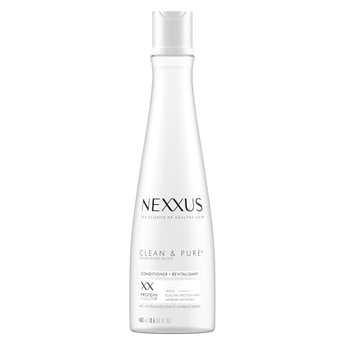 Nexxus Clean and Pure Conditioner With ProteinFusion, Nourished Hair Care, Silicone, Dye, and Paraben Free 13.5 oz