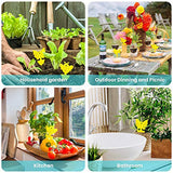 NiHome 48-Pack Yellow Sticky Traps with Twist Ties Indoor & Outdoor Plant Bug Fly Glue Catcher Nontoxic Odorless for Home Garden
