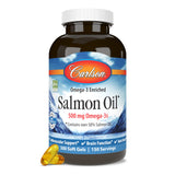 Carlson - Salmon Oil, 500 mg Omega-3s, Norwegian, Heart, Brain & Joint Health, 300 Softgels