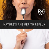 REFLUX GOURMET Natural Heartburn Acid Reflux Relief Support Supplement for GERD, LPR, Indigestion, Aid for Intermittent Fasting, Alginate Therapy, Made in The USA, Vanilla Caramel