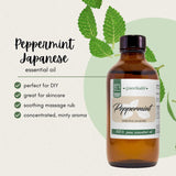 Pack of 2-16 fl oz - Peppermint Essential Oil - 100% Uncut - GreenHealth