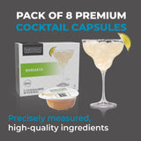 Bartesian Margarita Cocktail Mixer Capsules for Cocktail Machine – Home Bar Mixology Cocktails Mix Pod Capsule Set To Use With the Bartesian Cocktail Drink Maker Machine – Pack of 8