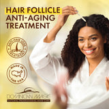 Dominican Magic Hair Follicle Anti-Aging Scalp Drop Hair Tonic with Rosemary and Cinnamon, Gotero Anti-Caida, Helps Stimulate Hair Growth (4.4 FL Oz (Pack of 1))