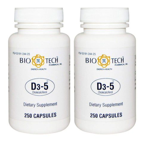 BioTech Pharmacal - D3-5 (5,000 IU) (500 Tablets)