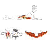 LittleMum Back Deep Tissue Massager, Back Stretcher, Relieve Sciatic Pain, Middle Back Pain, HIPS Pain, Lumbar Pain, Anterior Pelvic Tilt, Piriformis Syndrome