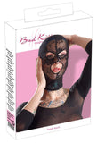 Bad Kitty Unisex-Adult's Zentai Lace Hood Mask, Black