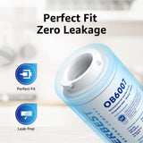 Overbest UKF8001 Replacement for EveryDrop by Whirlpool Refrigerator Water Filter 4, EDR4RXD1, Pack of 2