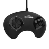 Retro-Bit BIG6 Controller Pad for SEGA Genesis - Original Port - Black