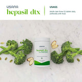 USANA Hepasil DTX with InCelligence Detox-Support Complex for Comprehensive Liver Support* - 84 Tablets - 28 Day Supply